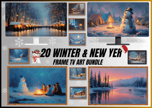 Christmas Premium Bundle: Art TV + Advent Calendar + Notepaper