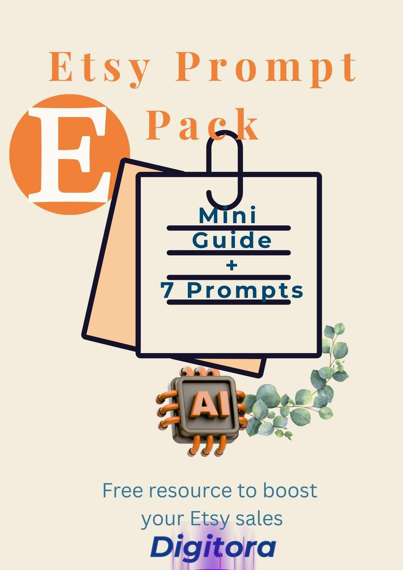 Free AI Prompt Pack For Etsy Sellers
